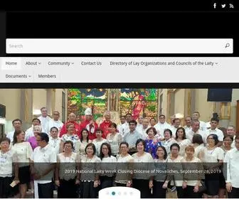 CBCplaiko.org(CBCP Episcopal Commission on the laity) Screenshot