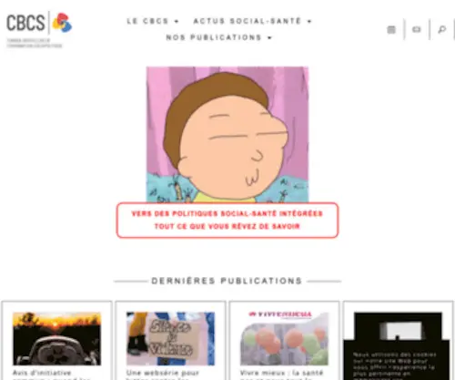 CBCS.be(Accueil site CBCS) Screenshot