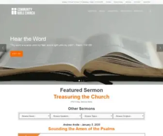 CBcvallejo.org(Community Bible Church of Vallejo) Screenshot