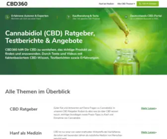 CBD-Anxiety-Study.com(Auf »CBD360.de« erfährst Du alles zum Thema Cannabidiol) Screenshot