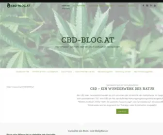 CBD-Blog.at(CBD Blog) Screenshot