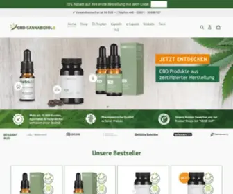 CBD-Cannabidiol.de(CBD kaufen in pharmazeutischer Qualit) Screenshot