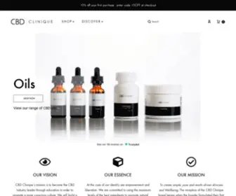 CBD-Clinique.com(CBD Clinique) Screenshot