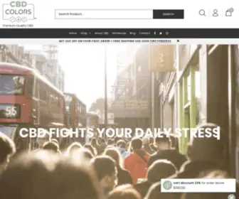 CBD-Colors.com(CBD Colors) Screenshot