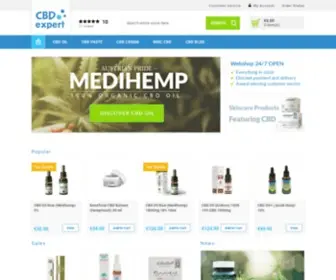 CBD-Expert.eu(Buy CBD oil with powerful effect (Cannabidiol)) Screenshot