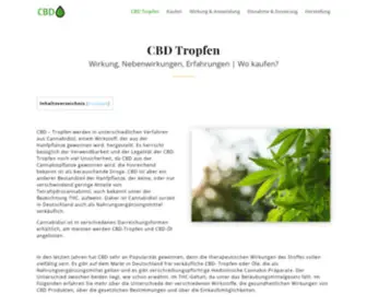 CBD-Hanftropfen.net(CBD Tropfen) Screenshot