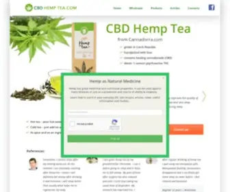 CBD-Hemp-Tea.com(CBD Hemp Tea) Screenshot