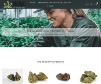 CBD-Manao.com(Fermeture de boutique) Screenshot