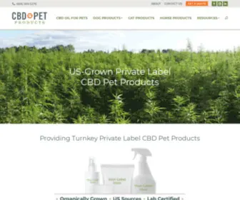 CBD-Pet-Products.com(CBD Pet Products) Screenshot