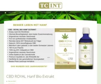 CBD-Royal.de(CBD ROYAL Hanf Bio Extrakt) Screenshot