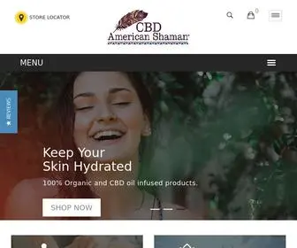 Cbdamericanshaman.com(Buy CBD Oil and Hemp Oil Online) Screenshot