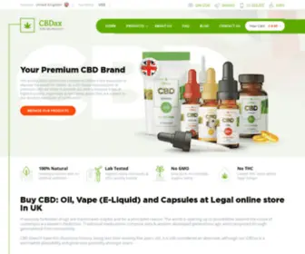 Cbdax.co.uk(Buy CBD) Screenshot