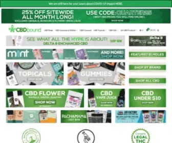 CBdbound.com(CBD Bound) Screenshot