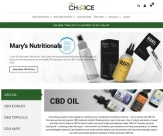 CBDchoice.com(CBD Products Superstore) Screenshot