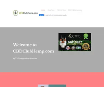 CBDclubhemp.com(FREE CBD Samples) Screenshot