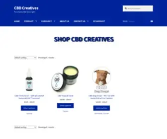 CBDcreatives.com(CBD Creatives) Screenshot