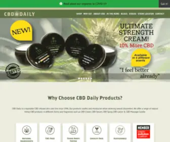 CBddailyproducts.com(Natural CBD Oil) Screenshot