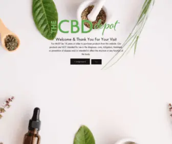 CBddepotaz.com(CBD Depot) Screenshot