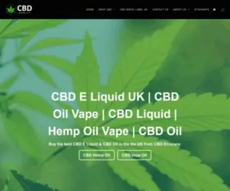 Cbdembrace.com(CBD E Liquid UK) Screenshot