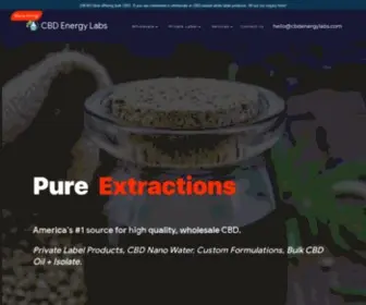 Cbdenergylabs.com(CBD Energy Labs) Screenshot