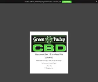 CBDgreenvalley.com(CBD Green Valley Natural Health Remedies in Pigeon Forge) Screenshot