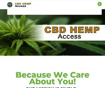 CBdhempaccess.com(Cbd oils) Screenshot