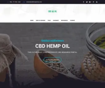 CBdhempoilusa.com(Cannabidiol (CBD) Hemp Oil Resource&Information) Screenshot