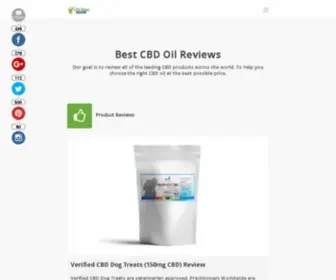 CBdhempreview.com(Best CBD Oil Reviews by CBD Users) Screenshot