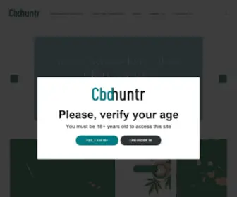 CBdhuntr.com(CBD Huntr) Screenshot