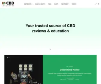 Cbdincubator.com(CBD Incubator) Screenshot