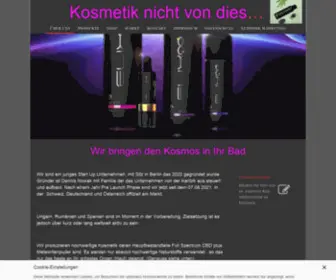 CBdkosmetikinternational.com(ÜBER UNS) Screenshot