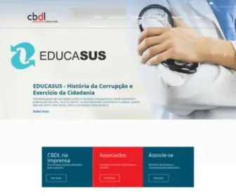CBDL.org.br(Câmara Brasileira de Diagnóstico Laboratorial) Screenshot