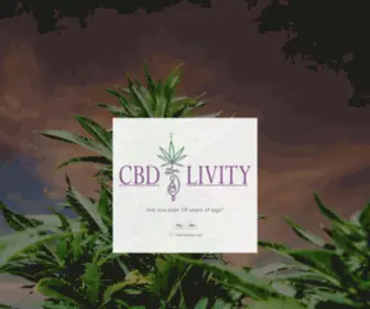 CBdlivity.com(CBD Livity) Screenshot