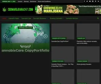 CBdmarijuana247.com(Just another WordPress site) Screenshot