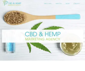 CBdmarketing.agency(CBD & Hemp Wellness & Beauty Product Experts) Screenshot