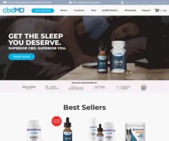 CBDMD.com(CBD Oil for Sale) Screenshot