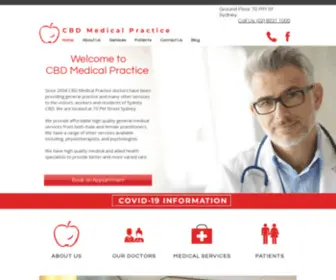 CBdmedicalpractice.com.au(CBD Medical Practice I Doctors Sydney CBD) Screenshot