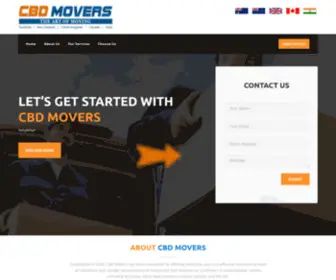 CBdmovers.com(CBD Movers) Screenshot