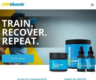 CBdmuscle.com(CBD Muscle) Screenshot