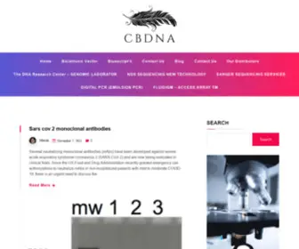 CBdna.eu(Bioinformatics and Genomics cancer cDNA Libraries) Screenshot