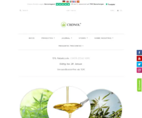 CBdnol.es(CBD Shop con Productos de Cáñamo y CBD de Alta Calidad) Screenshot