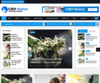 CBdnotice.com(CBD Notice) Screenshot