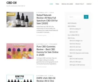 Cbdoil-Results.com(Discover the best CBD oil online in 2020) Screenshot