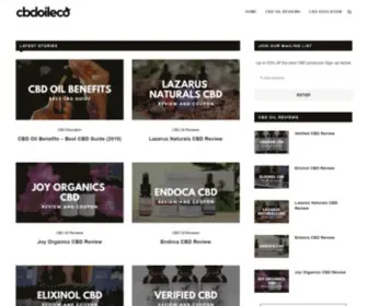 Cbdoileco.com(The Best Store & Product Reviews) Screenshot