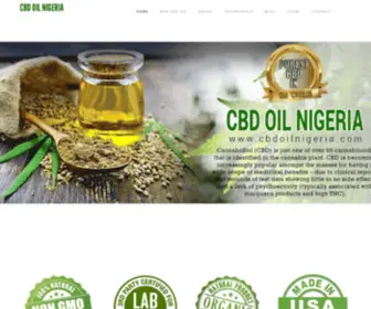 Cbdoilnigeria.com(CBD OIL NIGERIA) Screenshot