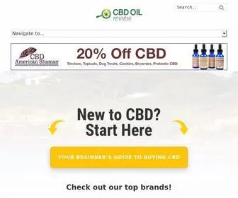 Cbdoilreview.org(Find CBD Oil) Screenshot