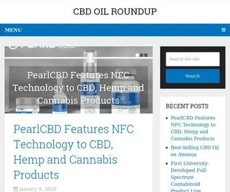 Cbdoilroundup.com(CBD Oil Roundup) Screenshot