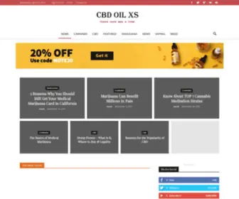 CbdoilXs.com(CBD Oil XS) Screenshot