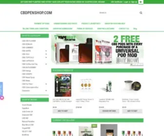 CBdpenshop.com(CBD Pen Shop) Screenshot