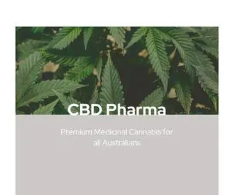 CBDpharma.com.au(CBD Pharma) Screenshot